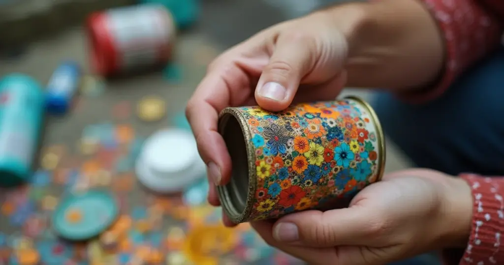 Artesanato de Latas: Transforme Lixo em Arte Incrível
