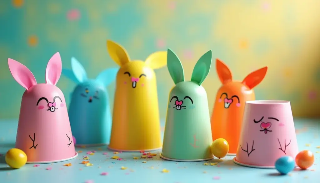 Páscoa Criativa: Faça Artesanato Incrível com Copos Descartáveis!