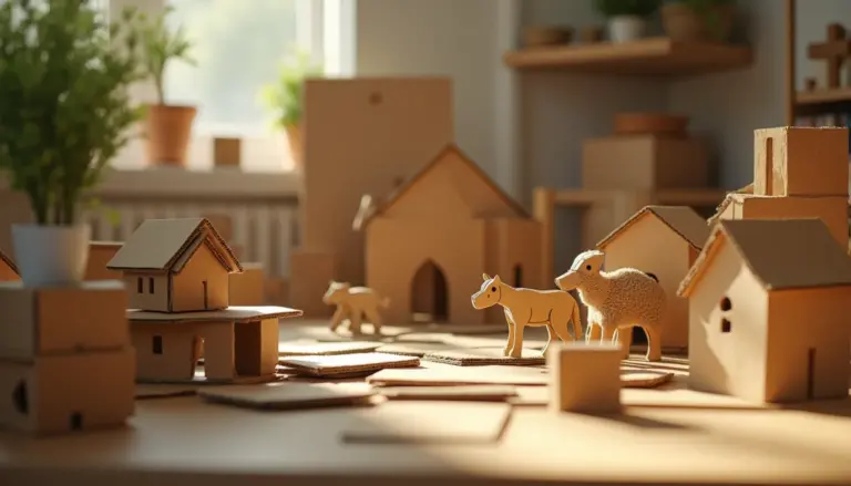 Artesanato com Papelão: Crie Peças Incríveis em Casa! Artesanato com Papelão: Crie Peças Incríveis em Casa!