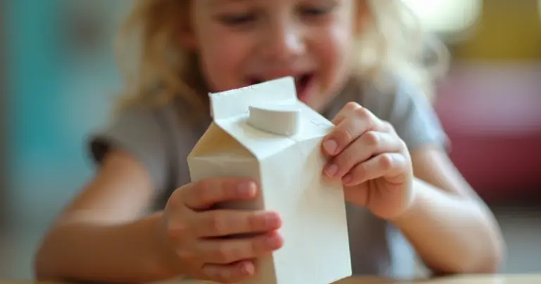 Brinquedo com Caixa de Leite: Criatividade Sustentável Revelada!