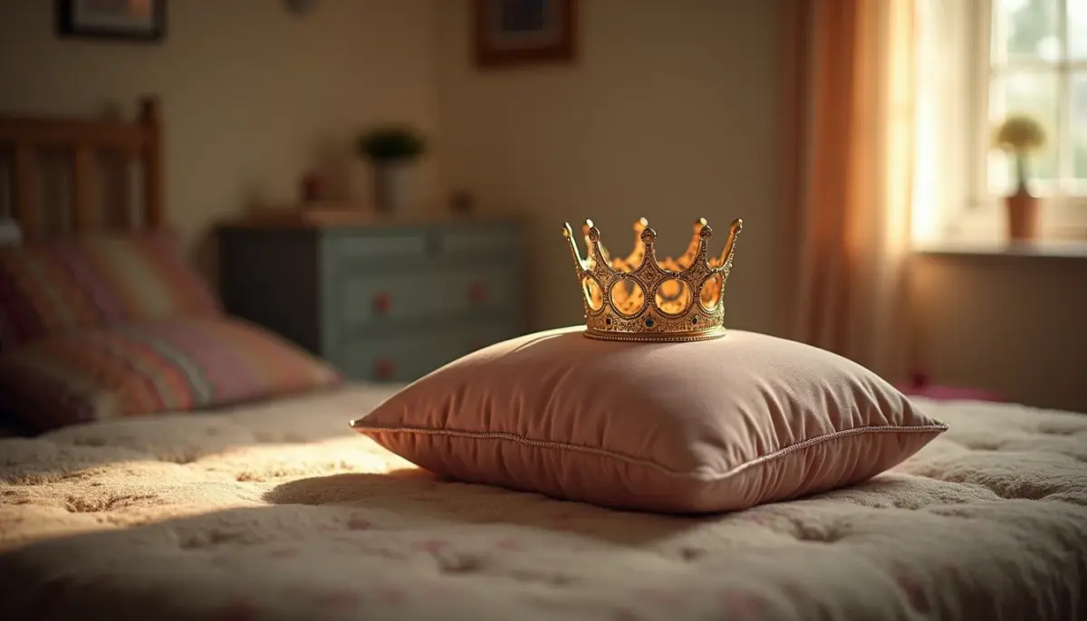 Centro de Mesa Almofada Com Coroa: Crie Decoração Encantadora