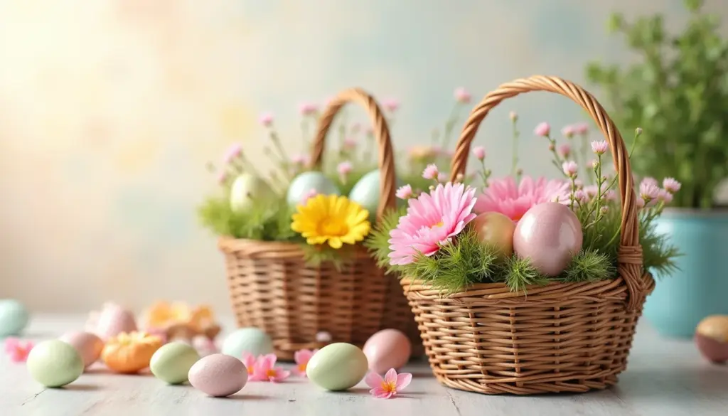 Cestas de Páscoa 2026: Vime Decorado Que Encanta!