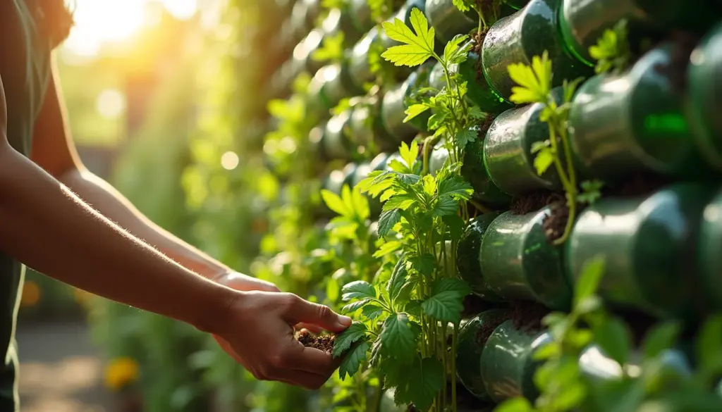 Horta Vertical Garrafa PET: 7 Truques Incríveis [Faça Você Mesmo]