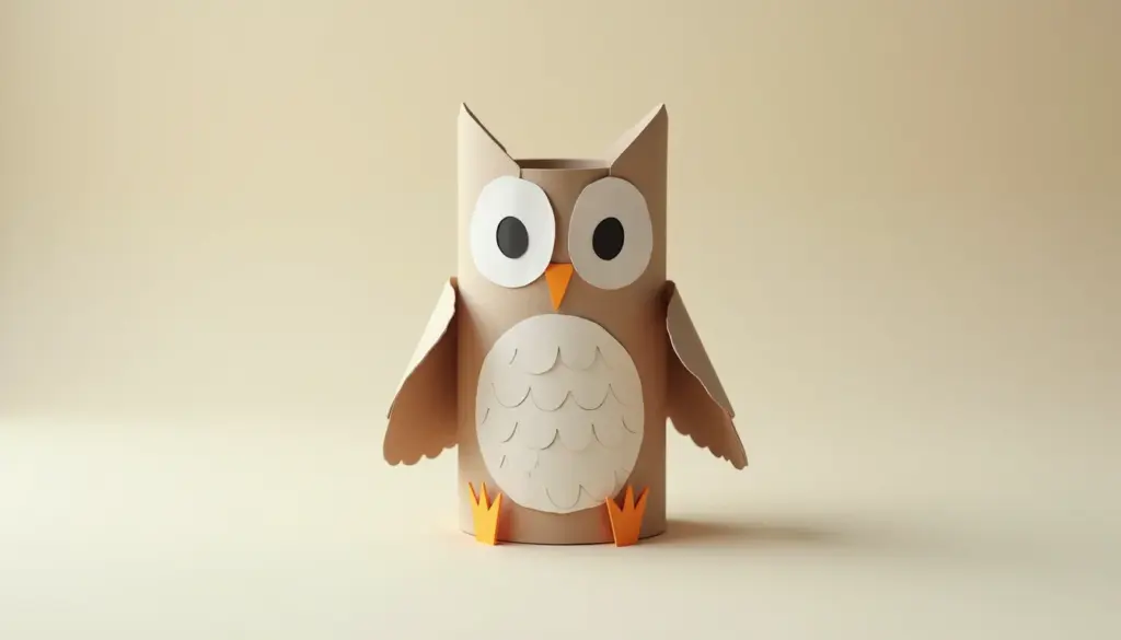 Como Fazer Coruja de Papel Higiênico: Artesanato Fácil!