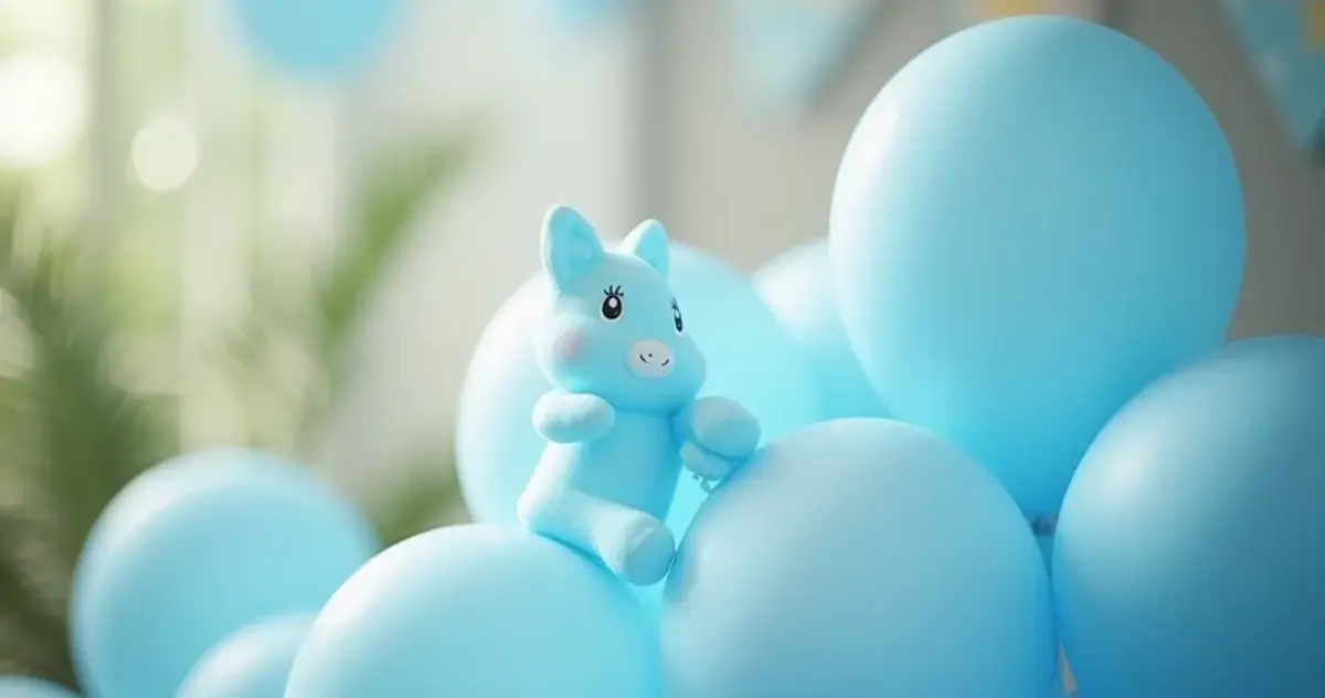 Decoração chá de bebê azul simples: o toque mágico que encanta!