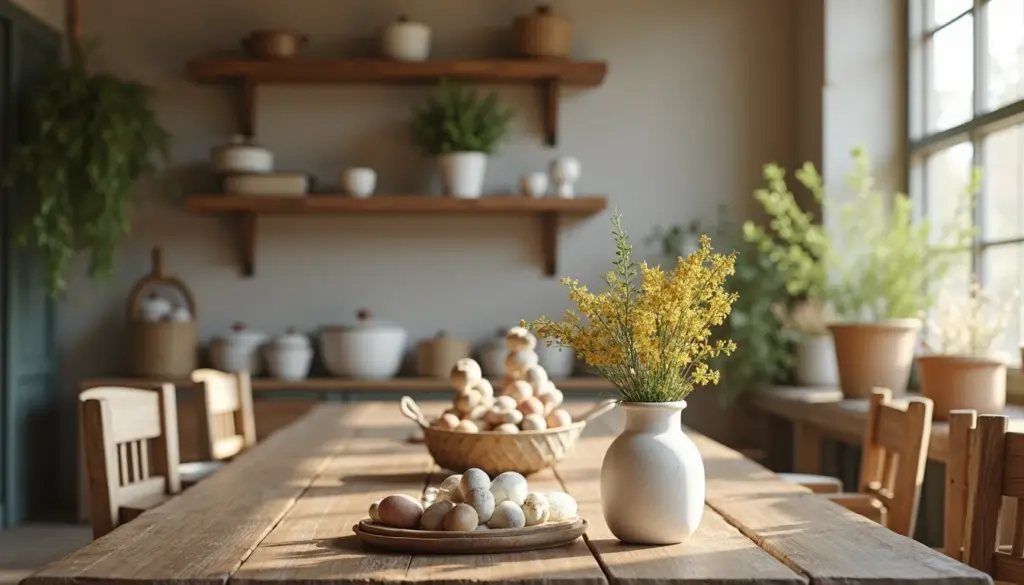 Decoração de Páscoa Estilo Farmhouse: 7 Ideias Rústicas Incríveis