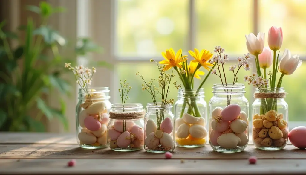 Potes de Vidro Decorados: Ideias Criativas para Páscoa 2026