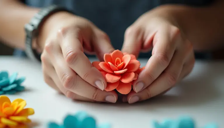Como Criar Flores Incríveis: Molde Simples Para Artesanato Perfeito Como Criar Flores Incríveis: Molde Simples Para Artesanato Perfeito