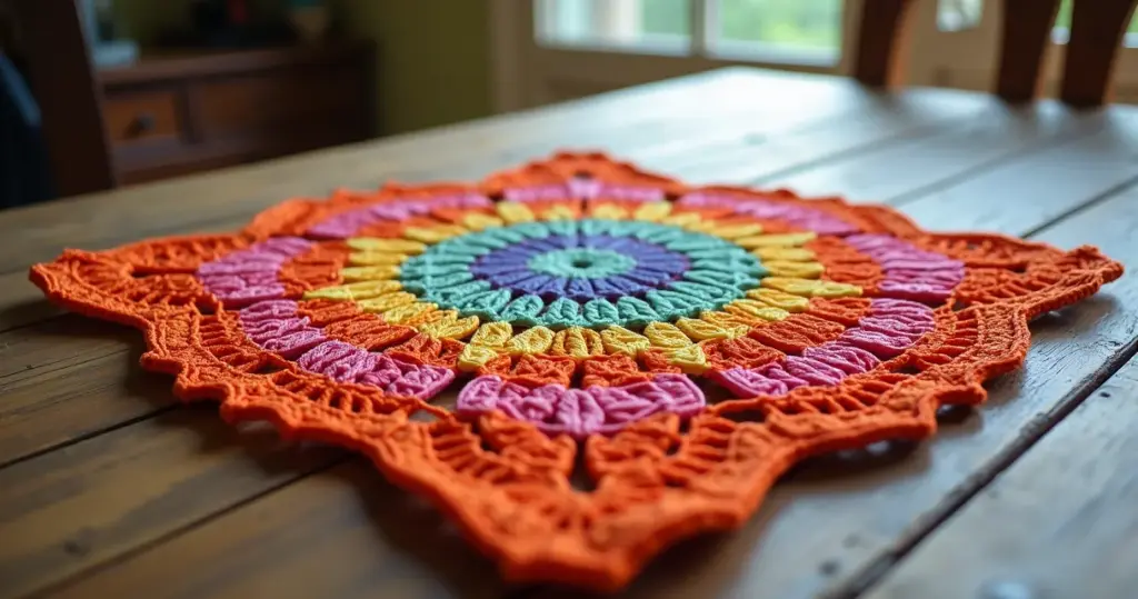 Paninho de Crochê Quadrado: Transforme Sua Mesa! Paninho de Crochê Quadrado: Transforme Sua Mesa!