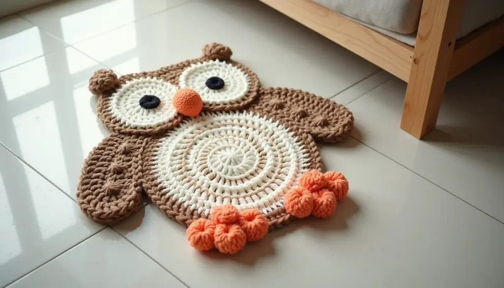 Tapete Coruja Barbante: Como Fazer o Seu em Poucas Horas! Tapete Coruja Barbante: Como Fazer o Seu em Poucas Horas!