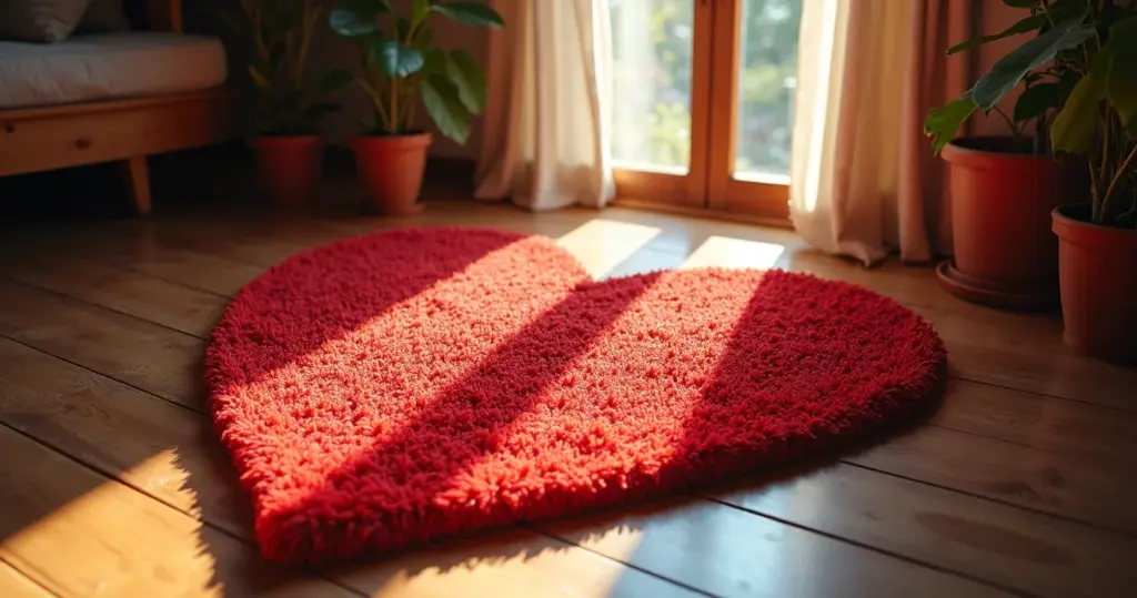 Tapete em forma de coração: 7 estilos que vão amar [2026]