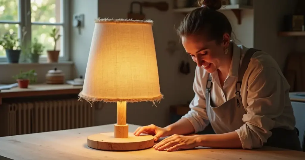 Abajur feito em casa: como gastar menos de R$ 50 e ter uma peça exclusiva