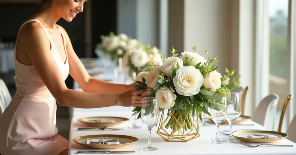 12 Ideias de Arranjo Artificial para Mesa de Casamento que Economizam Dinheiro
