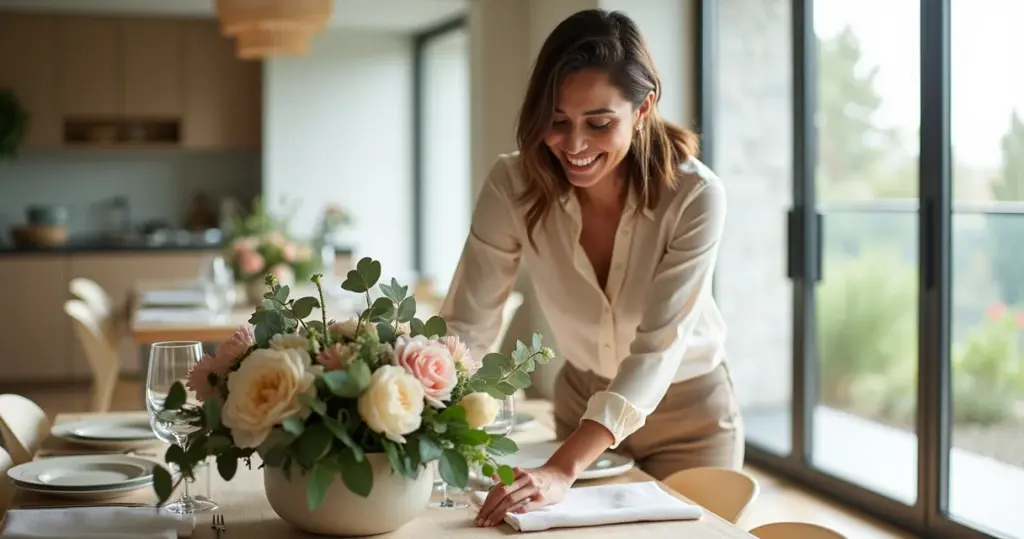 13 Ideias de Arranjo Artificial para Mesa de Jantar que Transformam Jantares
