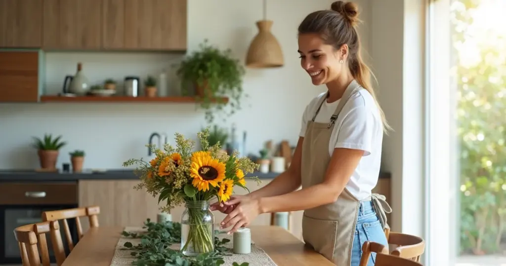 15 Ideias de Arranjos de Mesa DIY que Custam Menos de R$ 30