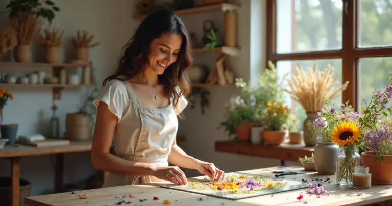15 Ideias de Artesanato com Flores que Transformam Pétalas em Arte Duradoura 15 Ideias de Artesanato com Flores que Transformam Pétalas em Arte Duradoura