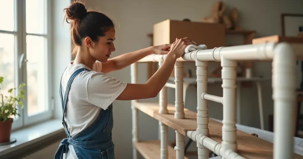 Artesanato de cano pvc: transforme tubos em móveis modernos com acabamento profissional