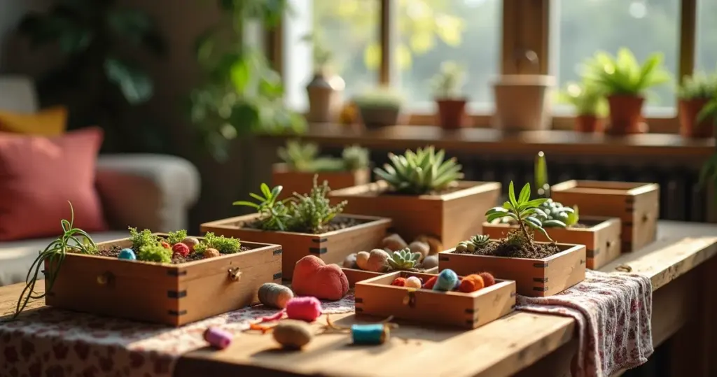 27 Ideias de Artesanato em Caixas de Madeira para Organizar e Decorar