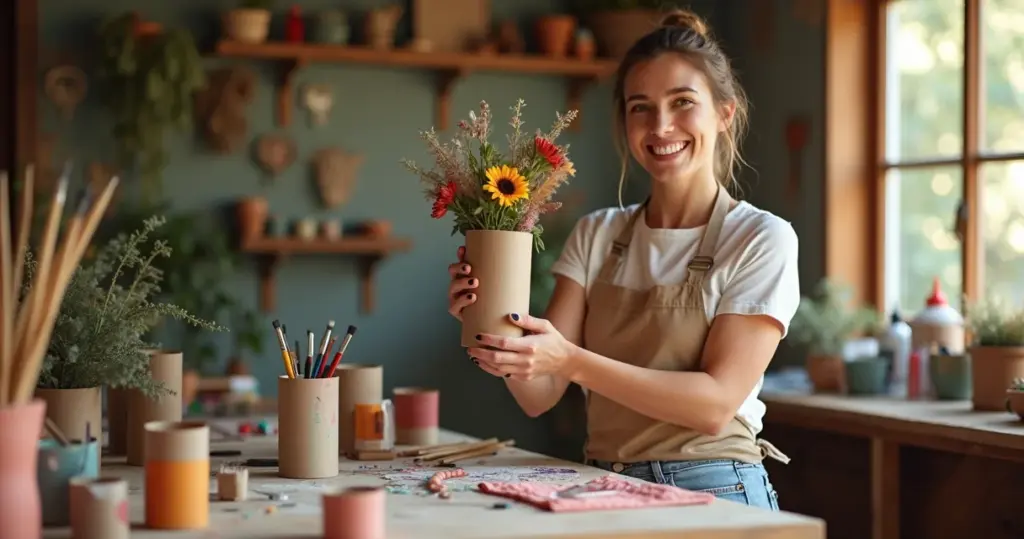 Artesanato rolinho de papel higiênico: técnica que transforma lixo em renda extra Artesanato rolinho de papel higiênico: técnica que transforma lixo em renda extra