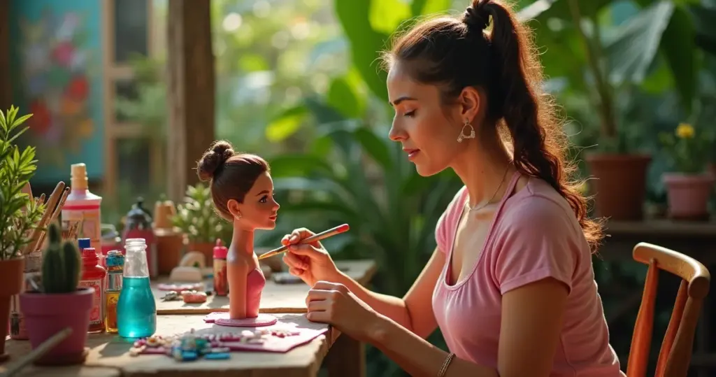 12 Ideias de Barbie para Pintar: Transforme Bonecas Comuns em Arte Única 12 Ideias de Barbie para Pintar: Transforme Bonecas Comuns em Arte Única