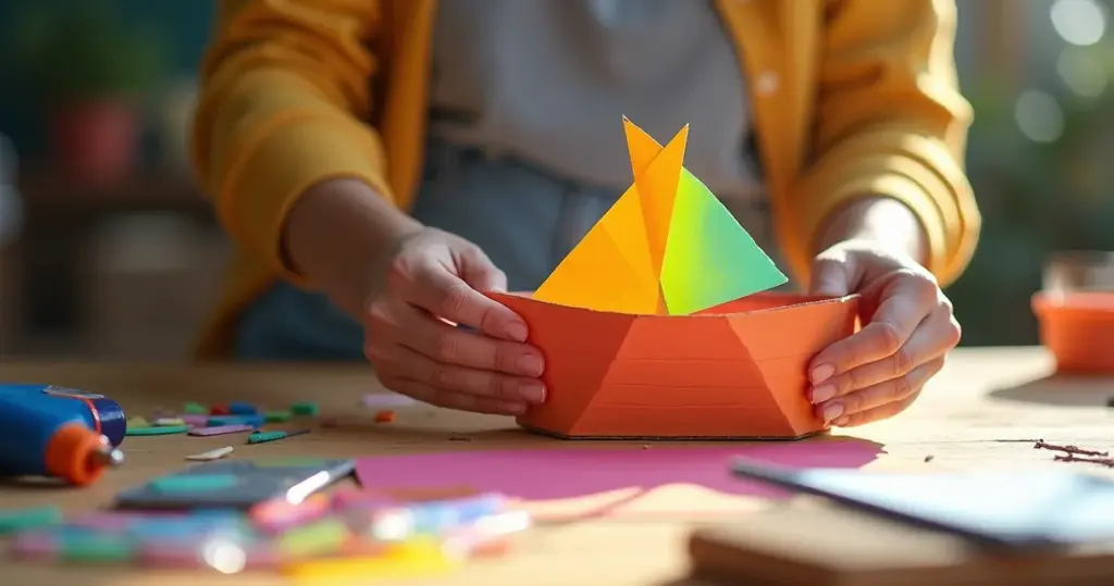 Barco de papelão que navega de verdade: o material que ninguém usa