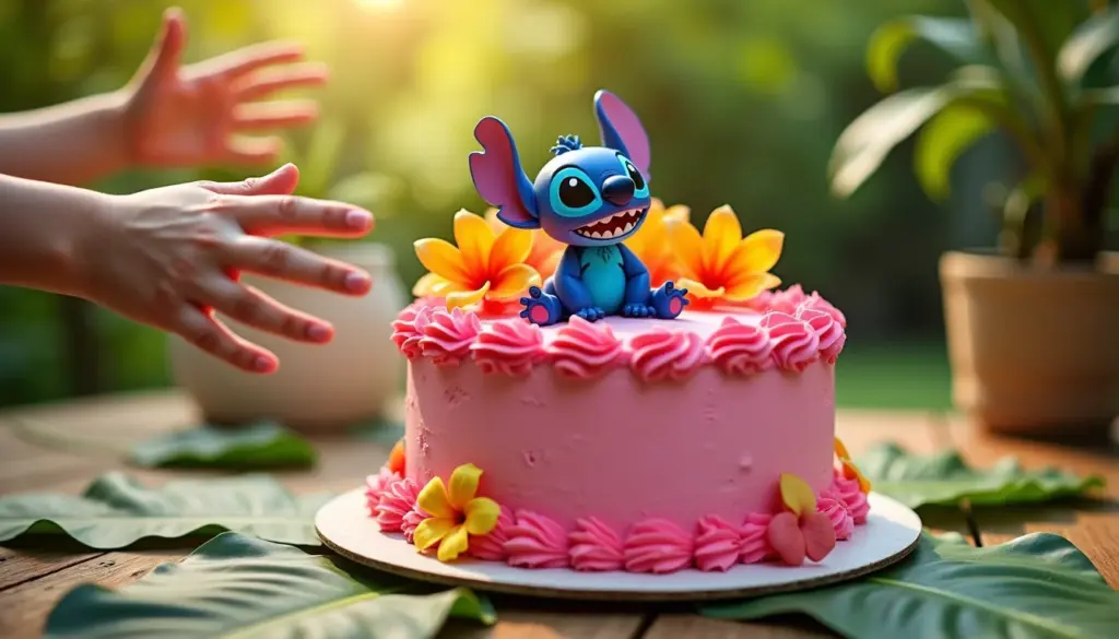 87 Ideias de Bolo do Lilo Stitch Rosa que Sua Filha Vai Amar