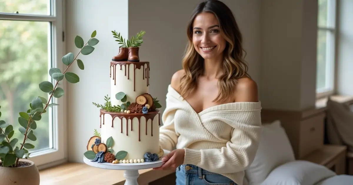 Bolo Ninho com Nutella Perfeito para Chá de Bebê Menino