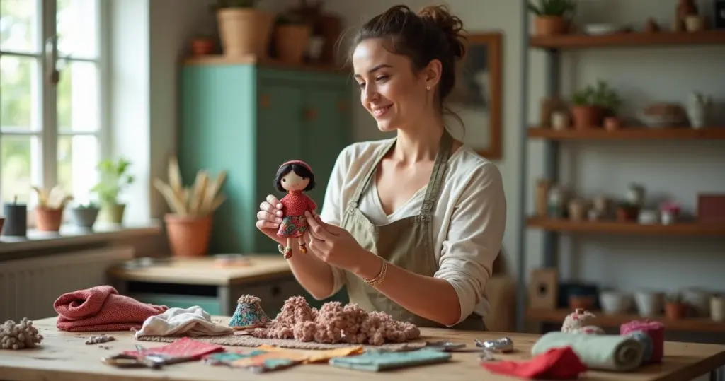Boneca fuxico chaveiro: faça em casa e venda por 4x mais