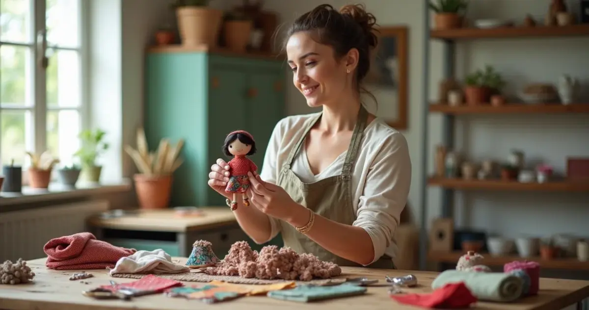 Boneca fuxico chaveiro: faça em casa e venda por 4x mais