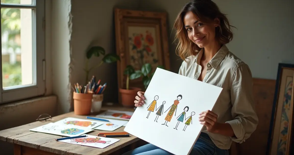 12 Ideias de Bonecas Palito para Colorir que Vão Transformar Seus Rabiscos em Arte