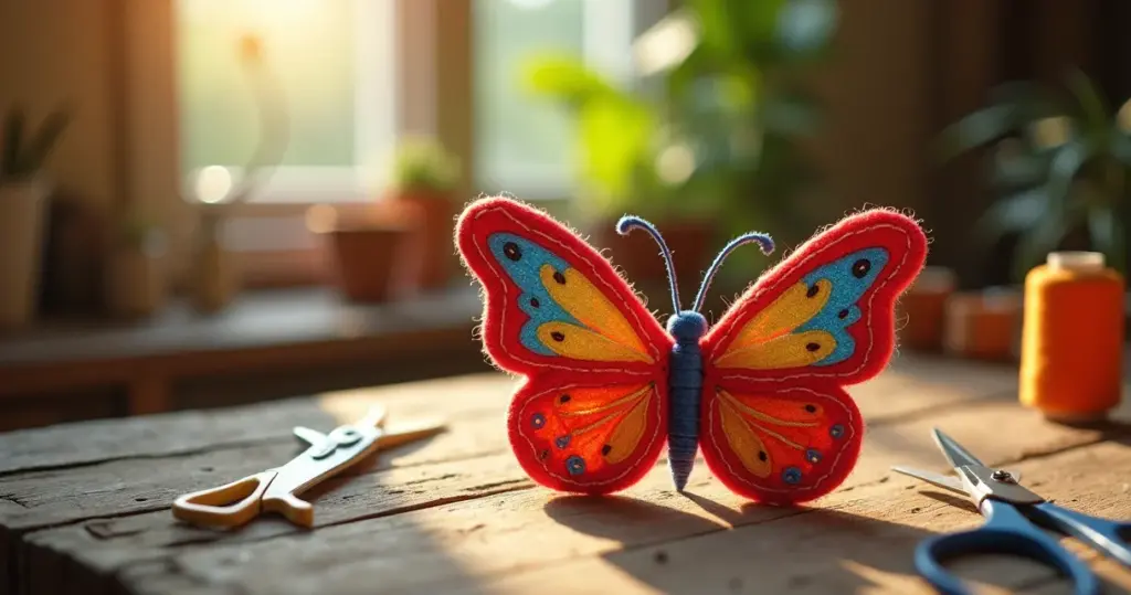 Borboleta de Feltro Molde: Como Criar Peças Profissionais em 7 Passos