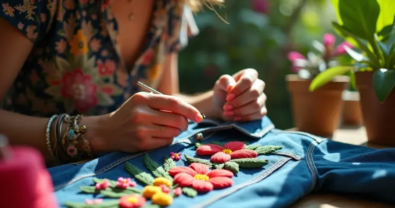 32 Ideias de Bordados que Transformam Peças Comuns em Tesouros