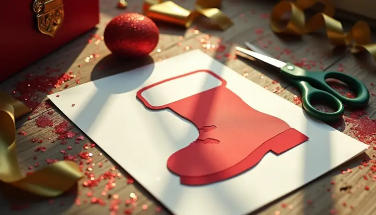 47 Moldes de Bota de Papai Noel para Imprimir Grátis em Tamanho Real
