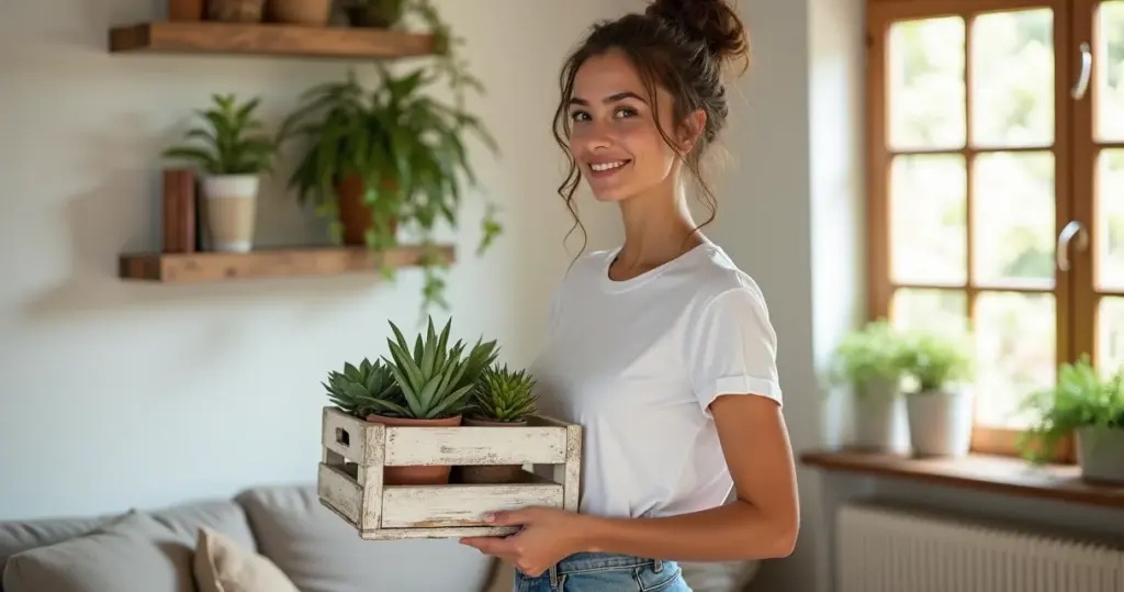 27 Ideias de Caixa de Uva Reciclada que Vão Transformar Sua Casa