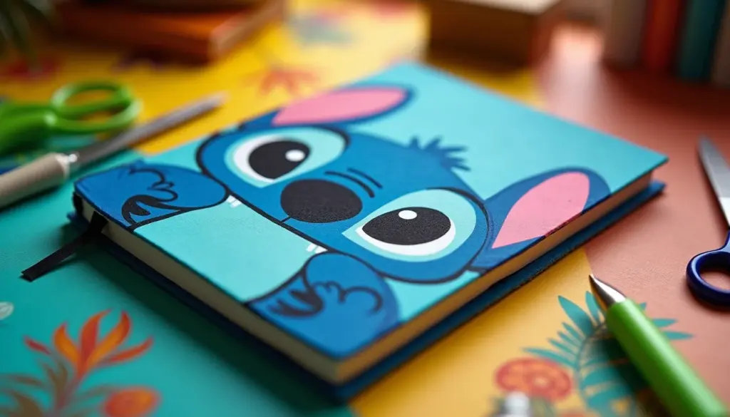 87 Capa Caderno Stitch Lindas para Fazer em Casa e Economizar
