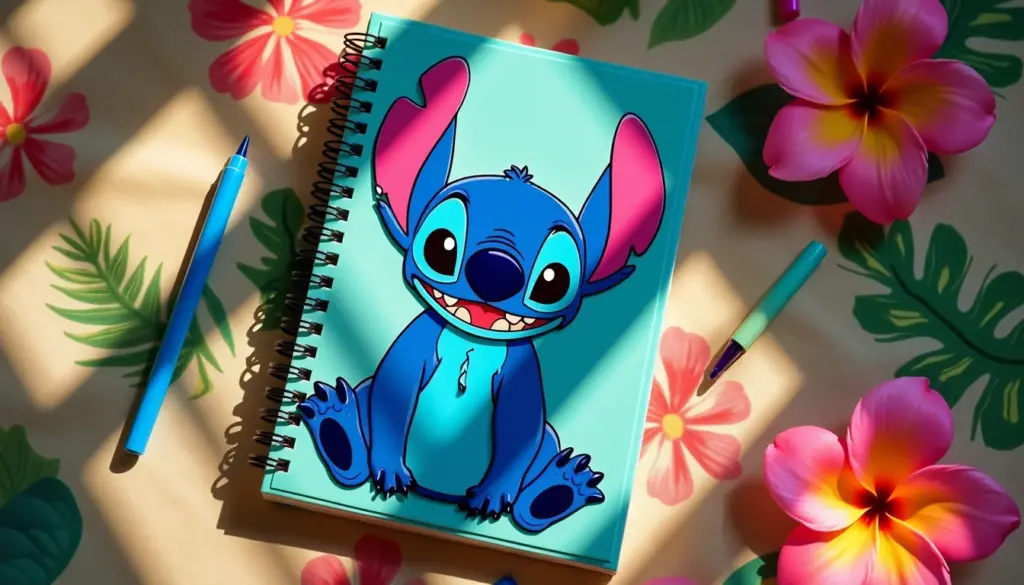 82 capas de caderno Lilo Stitch para imprimir grátis e lindas