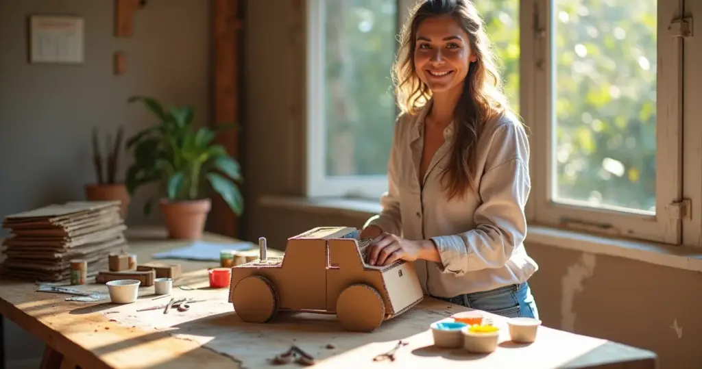 Carrinhos de Papelão Passo a Passo: Faça Brinquedos que Duram e Ensinam