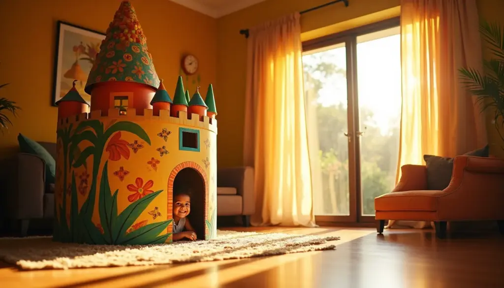 47 Ideias de Casinha de Papelão que Viram Castelo