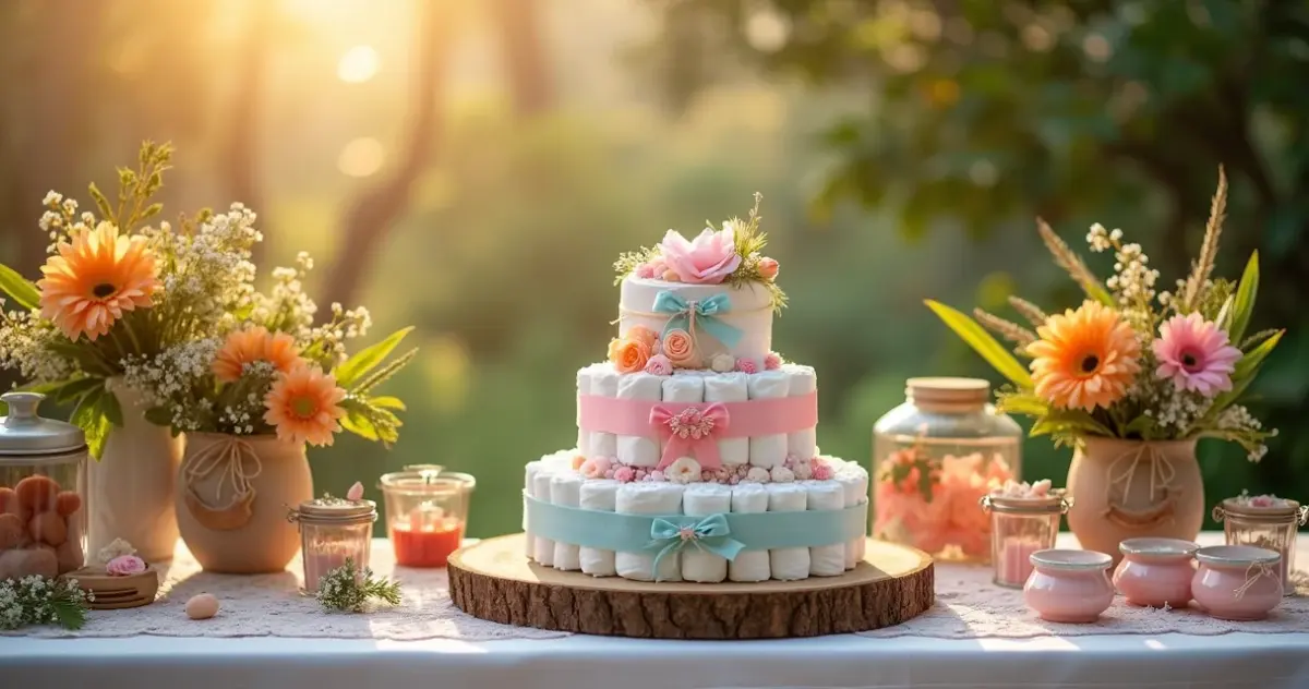 27 Ideias de Chá de Fralda Decoração que Vão Deixar sua Festa Inesquecível