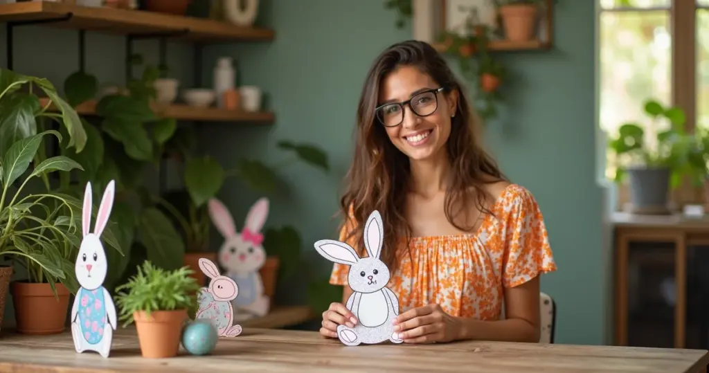 15 Ideias de Coelho da Páscoa para Imprimir e Criar Decoração Única