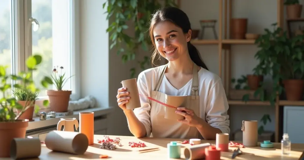 Como fazer artesanato com rolo de papel higienico passo a passo e ter peças que duram anos