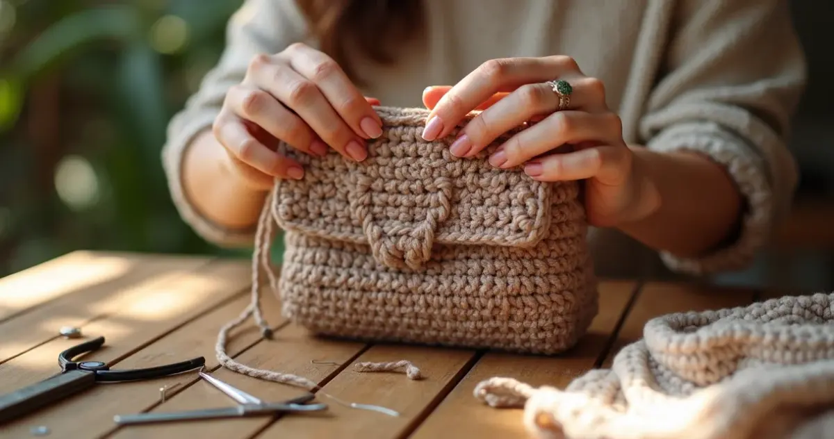 Como fazer bolsa de crochê que parece comprada em loja
