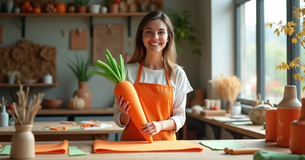 Como fazer cenoura de EVA que parece de loja (e custa 70% menos)