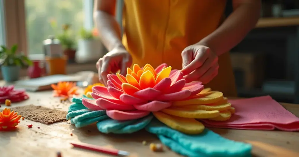 Como fazer centro de mesa de EVA que custa menos de R$15 e encanta convidados