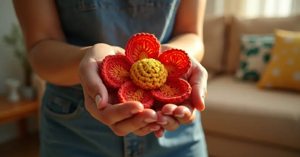 Como fazer flor em croche passo a passo: o detalhe que muda tudo