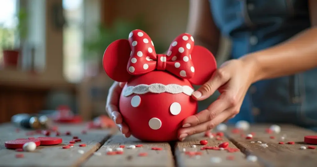 Como fazer lembrancinhas da Minnie passo a passo com EVA (e gastar menos de R$3)