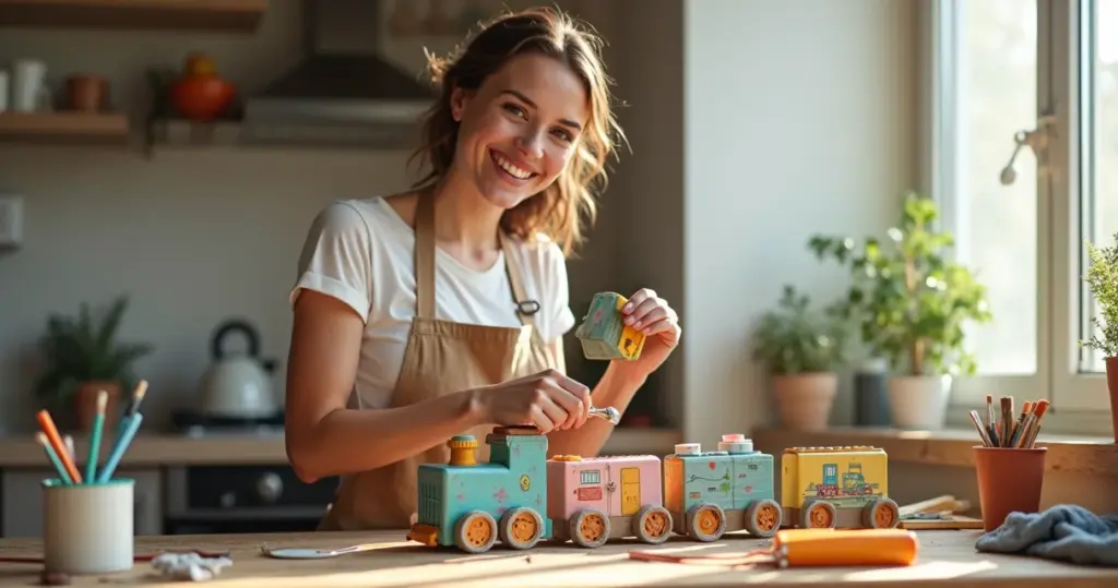 Como fazer trenzinho de caixa de leite: brinquedo reciclado por menos de R$ 5