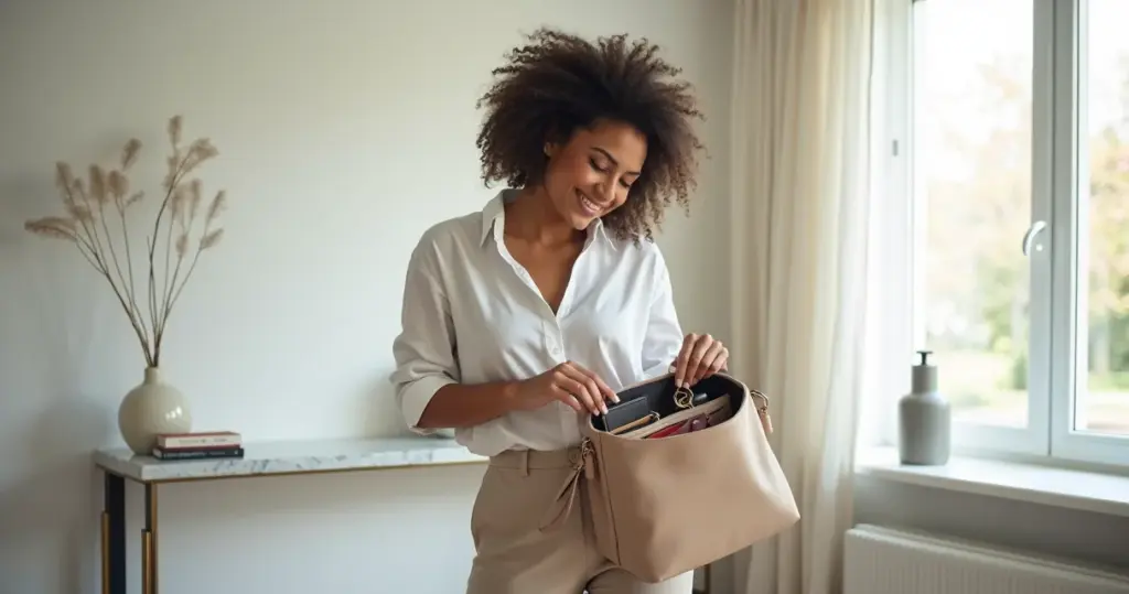 Como fazer um organizador de bolsa que acaba com a bagunça em 30 segundos