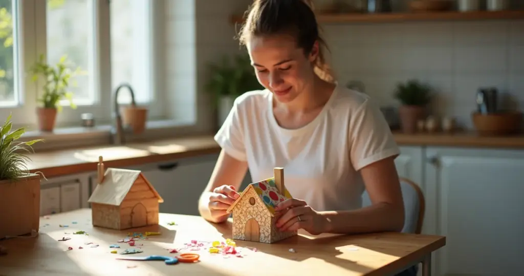 Como fazer uma casinha de papel em 10 minutos (sem gastar quase nada)
