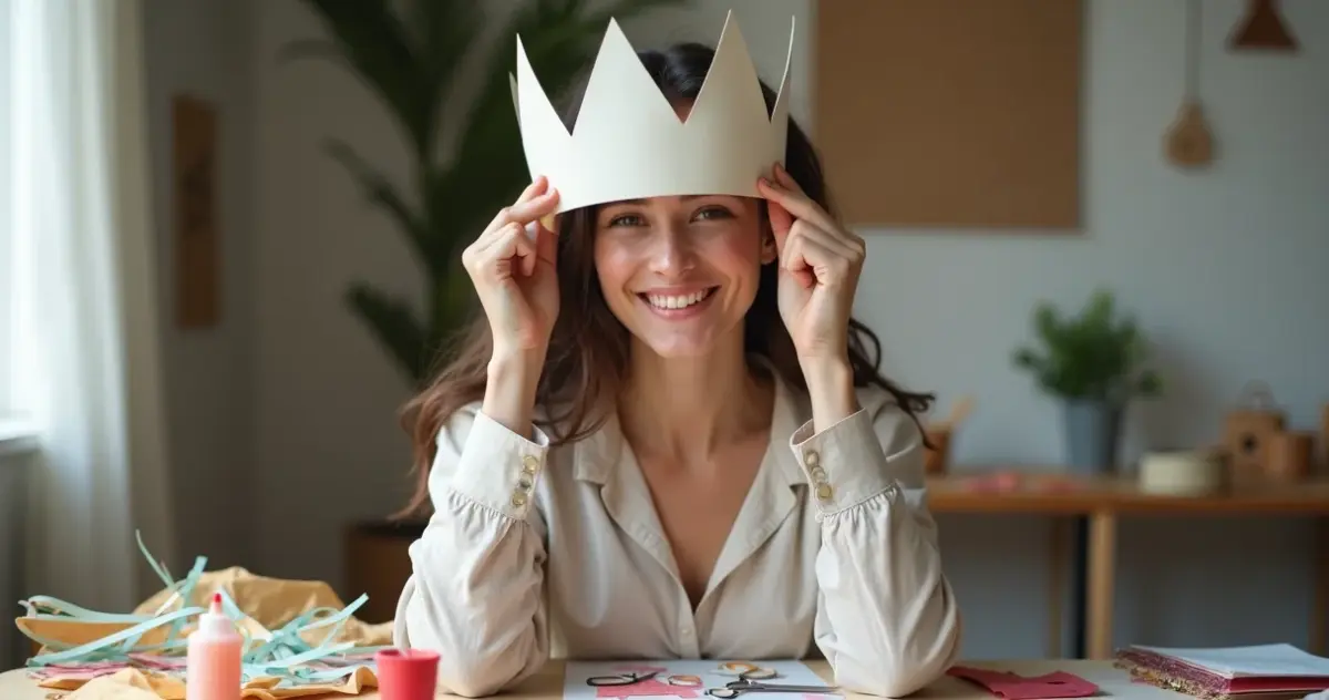 Como fazer uma coroa de papel que se ajusta perfeitamente à cabeça